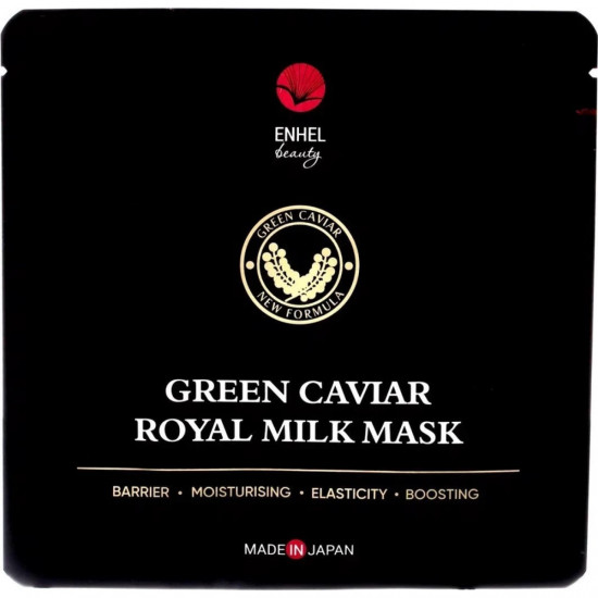 ENHEL GREEN CAVIAR ROYAL MILK MASK Enhel Beauty - Королевская молочная маска для лица с зеленой икро