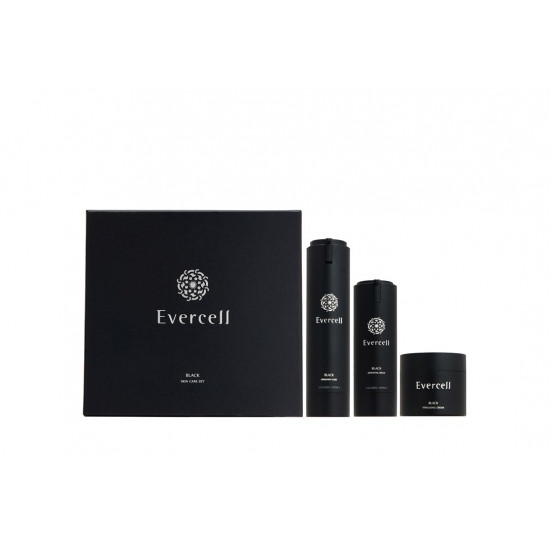 EVERCELL Набор для ухода за кожей Black с эпидермальным фактором роста